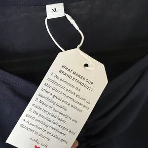 Made with ❤️ Women’s Dress, Size XL, Navy Blue